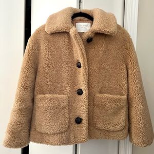 Zara Oversized Sherpa Jacket
